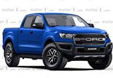 福特Ranger Raptor假想图曝光 造型依然霸气