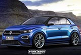 大众SUV T-Roc R假想图曝光 搭2.0T发动机
