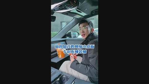 岚图知音的伸缩小桌板专治不懂装懂